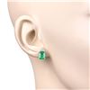 Image 11 : Ethiopian Emerald and Diamond Elegant Earrings