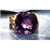 Image 2 : 11.00 CT Top-Faceted Genuine Amethyst Ring