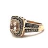 Image 2 : LeVian Morganite, Chocolate & Vanilla Diamond Ring