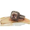 Image 3 : LeVian Morganite, Chocolate & Vanilla Diamond Ring