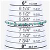 Image 8 : Genuine Zambian Emerald Eternity Bracelet 3.24 CTW