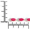 Image 3 : Marquise Ruby & Diamond "Tulip" Tennis Bracelet 7"