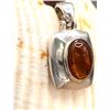 Image 3 : Amber & Sterling Silver Espo Sig Pendant/Enhancer