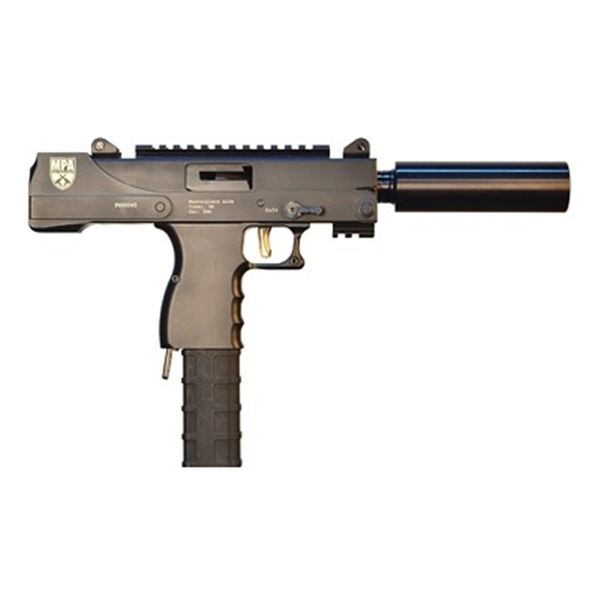MPA PISTOL 9MM 6" 30RD TB W/RAIL