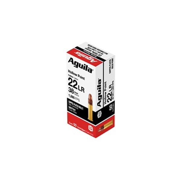 AGUILA 22LR HV 38GR HP - 1750 Rounds