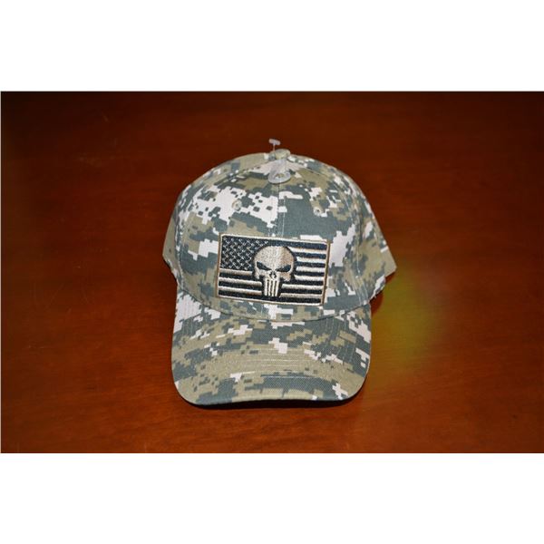 American Flag Punisher Cap - Digital Camo