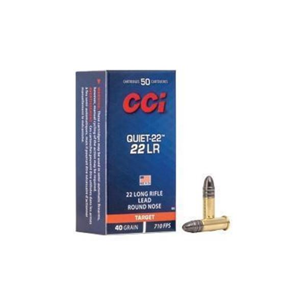 CCI QUIET 22LR 40GR LRN - 1200 Rounds