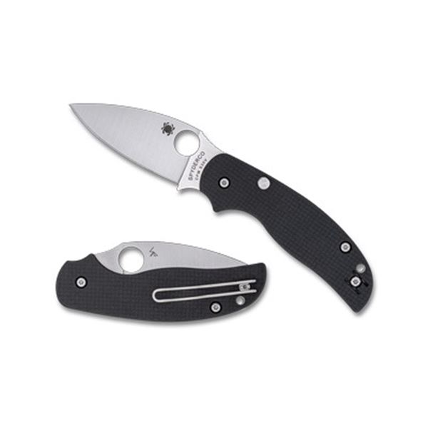 SPYDERCO SAGE 6 BUTTON CMP LCK BLK