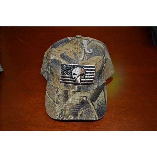 American Flag Punisher Cap -  Camo