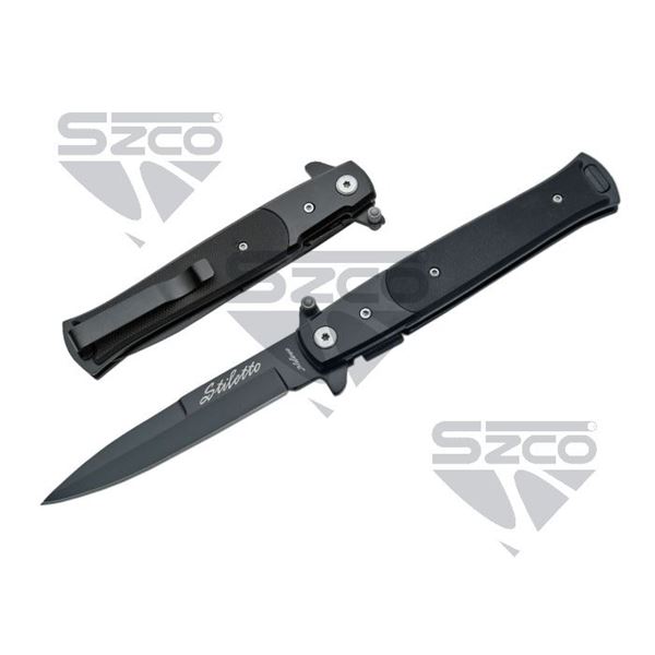 SZCO 5  G10 STILETTO STYLE LINER LOCK