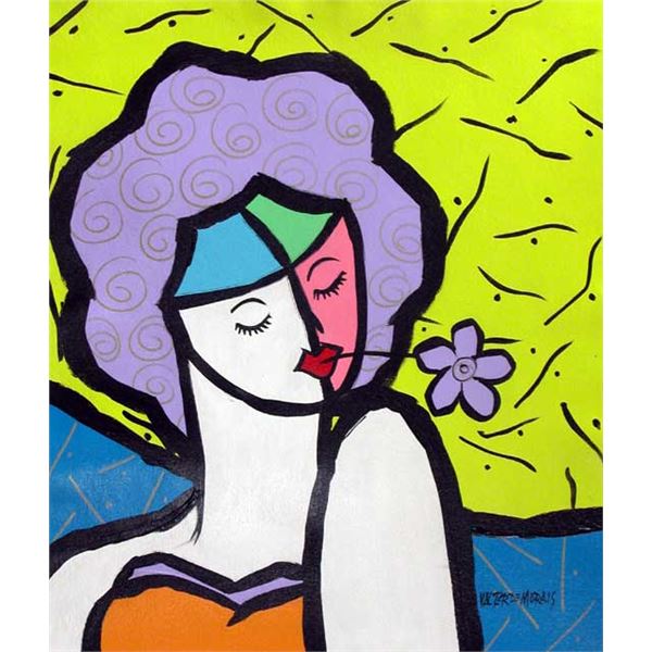 MORAIS SEDUCTION SIGNED ORIGINAL ACRYLIC