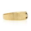 Image 5 : Unisex Antique Victorian 14K Gold 0.43 ctw European Diamond Belcher Solitaire Ri
