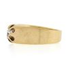 Image 6 : Unisex Antique Victorian 14K Gold 0.43 ctw European Diamond Belcher Solitaire Ri