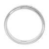 Image 6 : Men's Solid.950 Platinum 5mm Classic Dual Milgrain Polished Band Ring Size 11