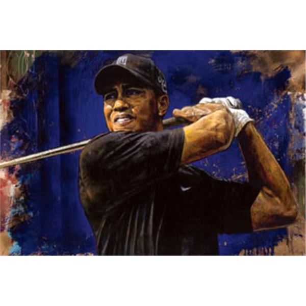 Tiger Woods Blue Hawaii by Stephen Holland