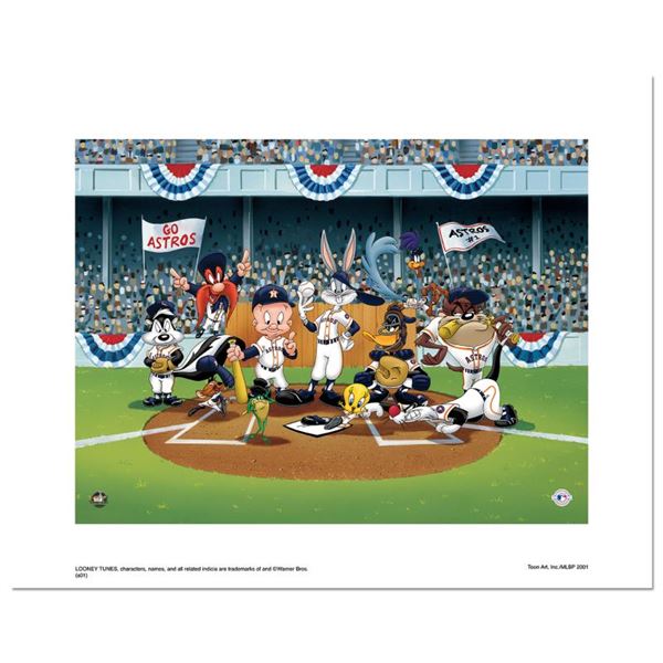 Line Up At The Plate (Astros) by Looney Tunes,