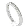Image 5 : Tiffany & Co. Plat 0.30 ctw Channel Diamond 2.6mm Petite Stack Wedding Band Ring