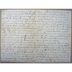 1863 CIVIL WAR ERA LETTER FROM A SOLDIER TO HIS MO
