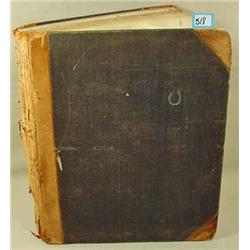 C. 1894 BOOK OF CARBON COPIES OF LETTERS FROM THOM