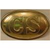 Image 1 : CS CONFEDERATE STATES BELT BUCKLE - Appears newer 