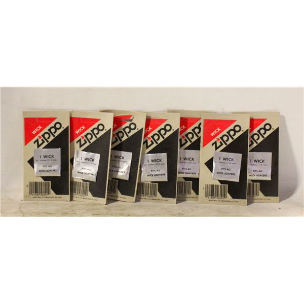 LOT 7PCS ZIPPO WICKS