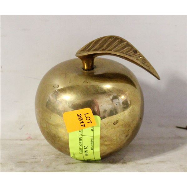 LARGE BRASS APPLE