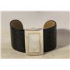 Image 1 : GENUINE LEATER & STERLING SILVER ELLE CUFF +