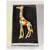 Image 1 : COLORFUL PAINTED PATCHED MARKINGS GIRAFFE 2.5”X1”