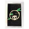 Image 1 : PANDA BROOCH IN A RING OF BAMBOO 2.1”X1.9