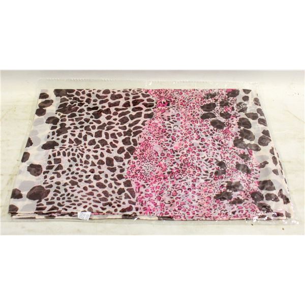 LADIES AFRICAN PRINT SCARF BROWN ACCENTS