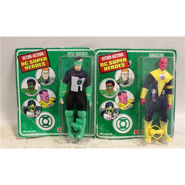 2X RETRO-ACTION DC SUPER HEROES 8" ADULT