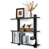 Image 1 : BRAND NEW PHONANCEE FLOATING SHELVES 3 TIER BLACK