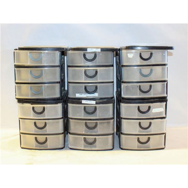6X3 DRAWER STACKABLE STORAGE BINS