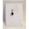 Image 1 : #131- NATURAL AMETHYST & CZ PENDANT