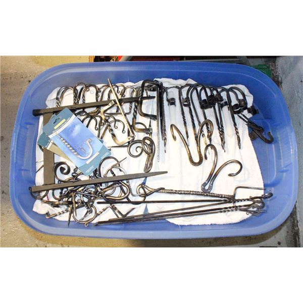 HOOKS, CANDLE HOLDERS, SCREWERS, ETC.