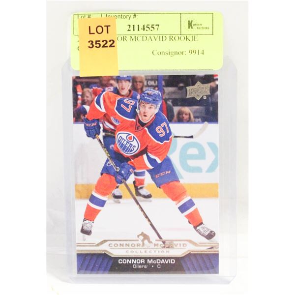 2015 CONNOR MCDAVID ROOKIE CARD