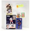 Image 1 : 4 VINTAGE AUTOGRAPHED HOCKEY PRINTS