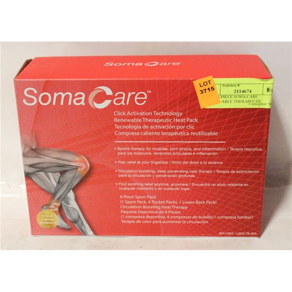 NEW 6-PIECE SOMA CARE RENEWABLE THERAPEUTIC
