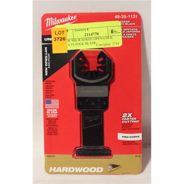 NEW MILWAUKEE OPEN-LOCK MULTI-TOOL BLADE