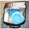 Image 1 : SOFT BAG WITH PLASTIC CUTLERY & PLATES