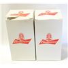 Image 1 : 2 BUDWEISER SIREN RED LIGHT GLASSES IN