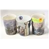 Image 1 : 3 GLASS MUGS