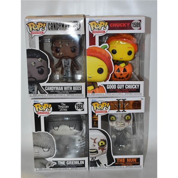 4 HORROR POP FIGURES