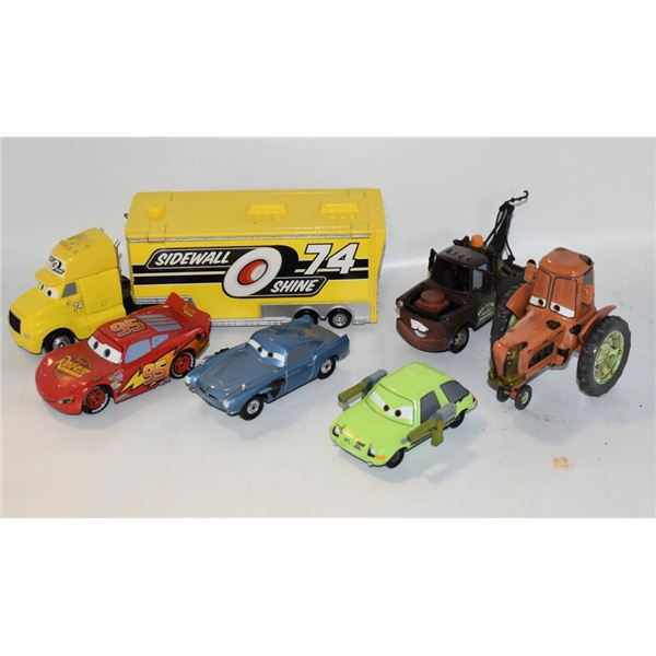 DISNEY/PIXAR VEHICLES, SIDEWALL O SHINE 74,