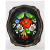 Image 1 : ZHOSTOVO RUSSIAN HAND PAINTED TRAY