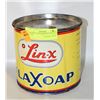 Image 1 : ANTIQUE CONTAINER OF LINX FLAX SOAP