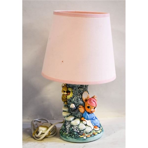 LAMP NEW TINKERWARE HANDPAINTED JOHN VALENTINE