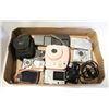 Image 1 : FLAT OF DIGITAL CAMERAS AND CHARGERS ETC