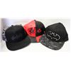 Image 1 : 3 BATMAN HATS - 1 LEATHER 1 NEW WITH TAGS