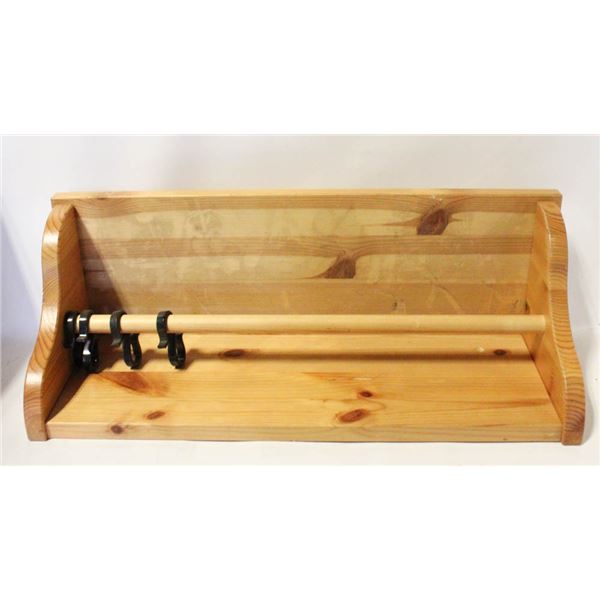 SOLID WOOD WALL SHELF